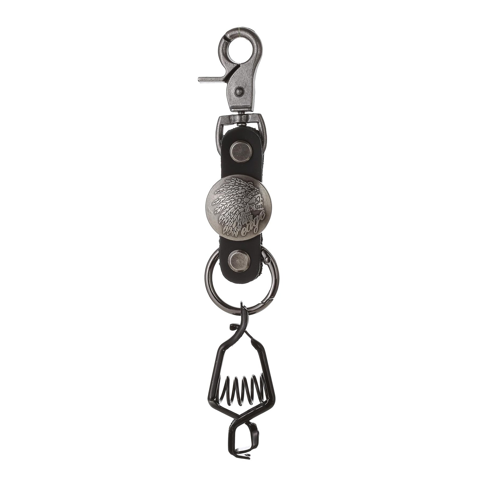 All-Metal Work Glove Clip with Carabiner, Heavy Duty Spring Clamp Holder for …