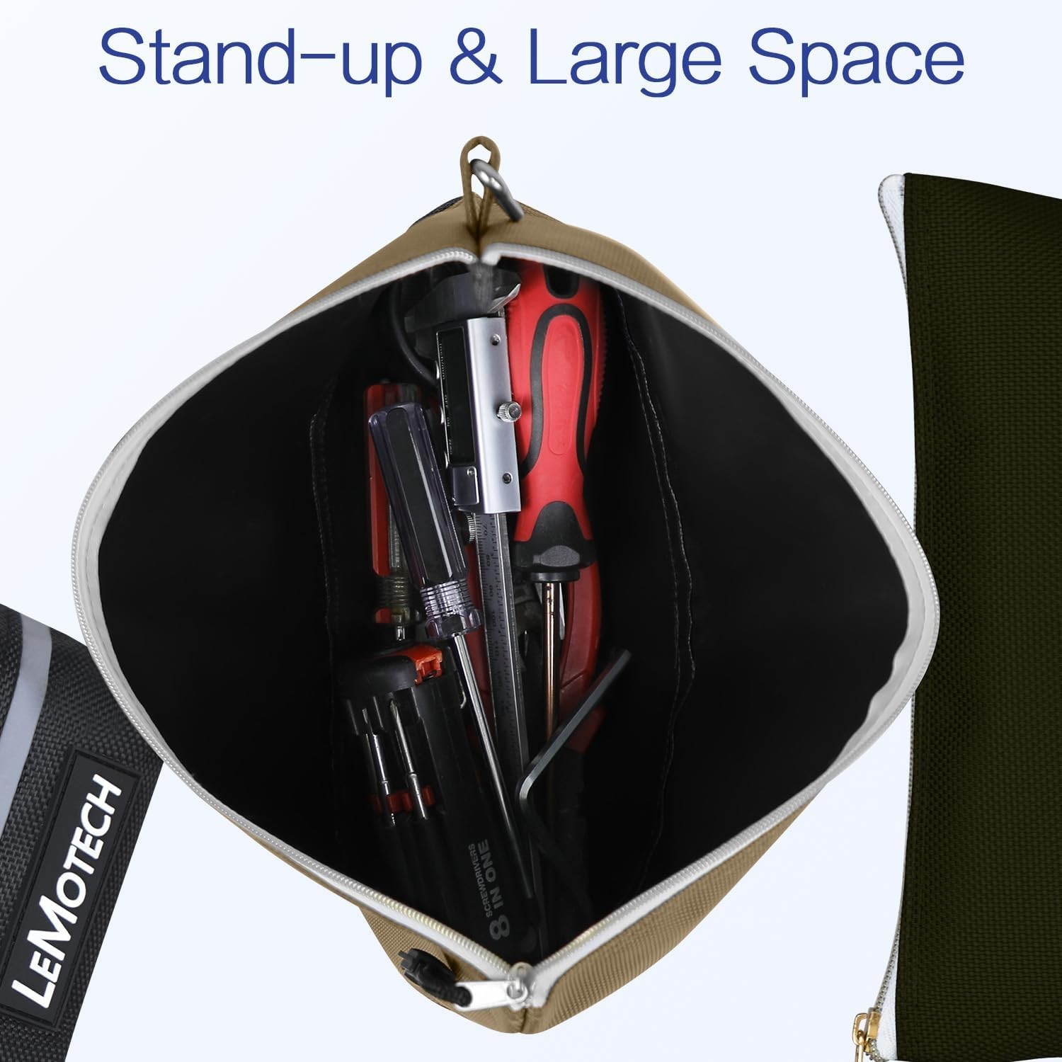 Durable 1680D Oxford Tool Organizers – Versatile 3-Pack with Zippers