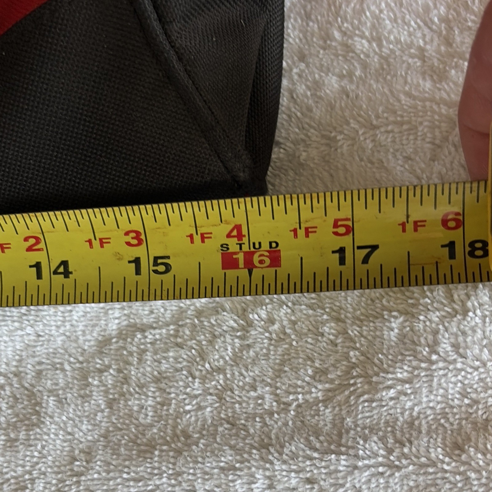 Milwaukee Red/Black Fabric Zipper Tool Bag Carry