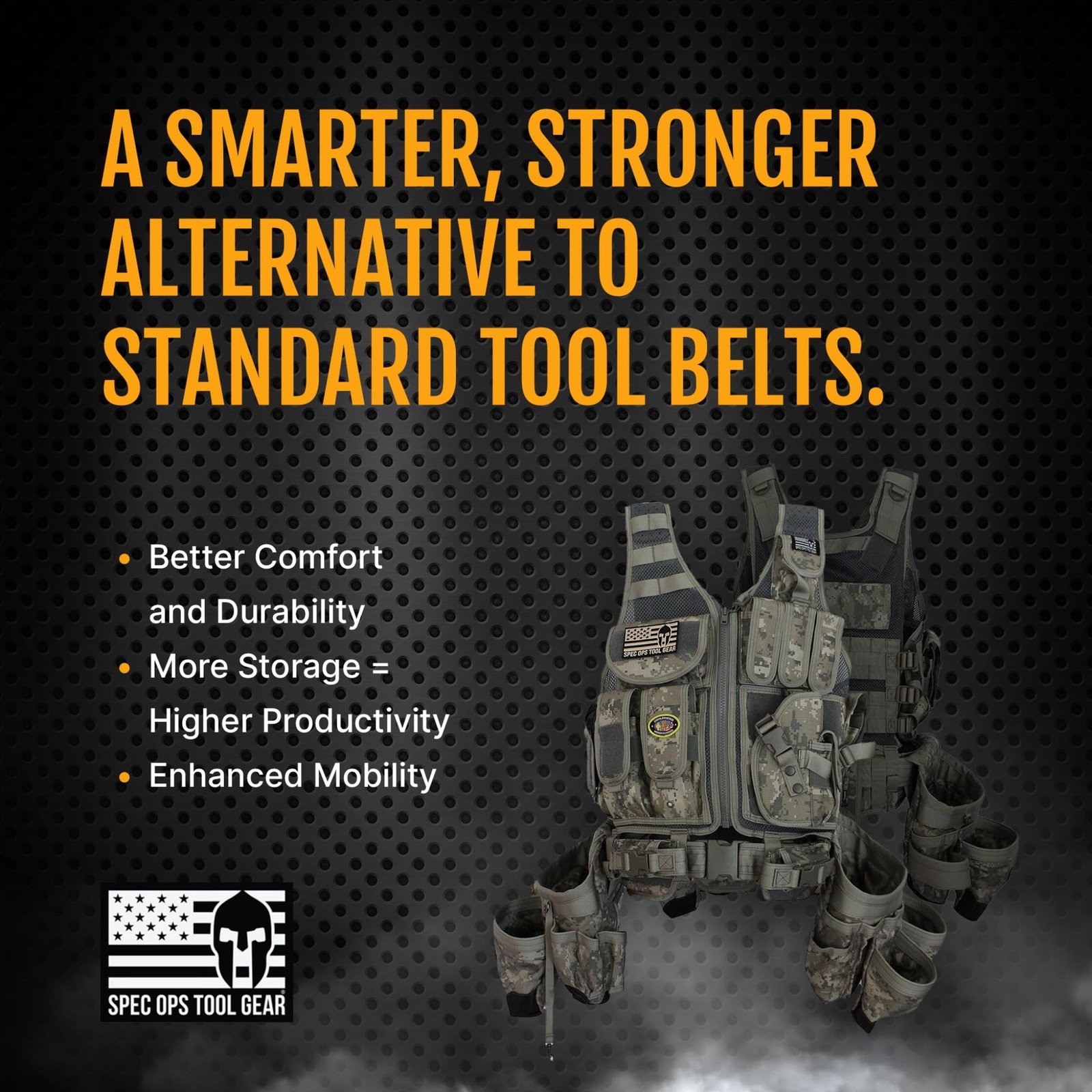 Spec Ops Tool Gear Technician’s Tool Pouch – MultiPocket AddOn Pouch for Tool…