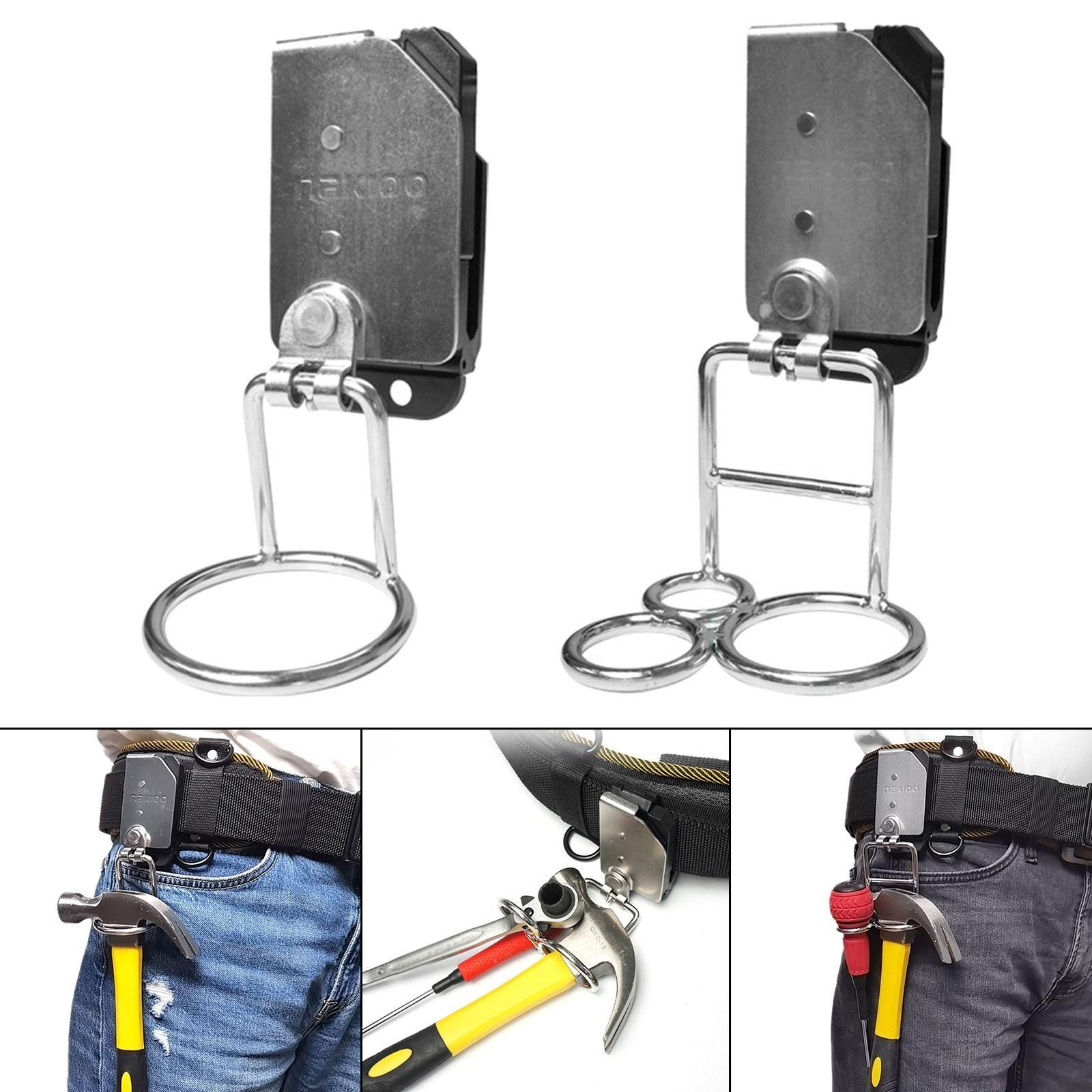 Waist Hammer Holder Quick Release for Belt for Holds Hammers Mallet Wrenches