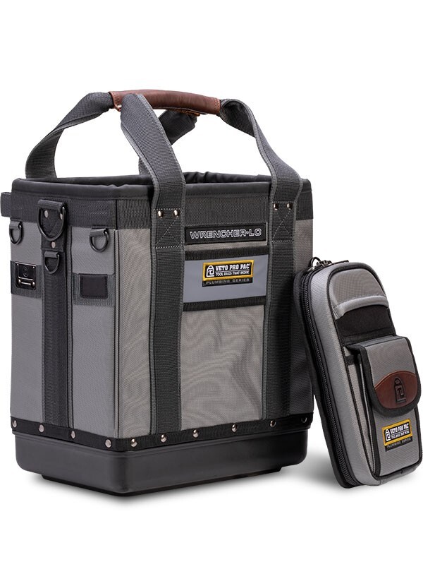 Veto Pro Pac WRENCHER-LC Large Open Top Plumbing Tool Bag