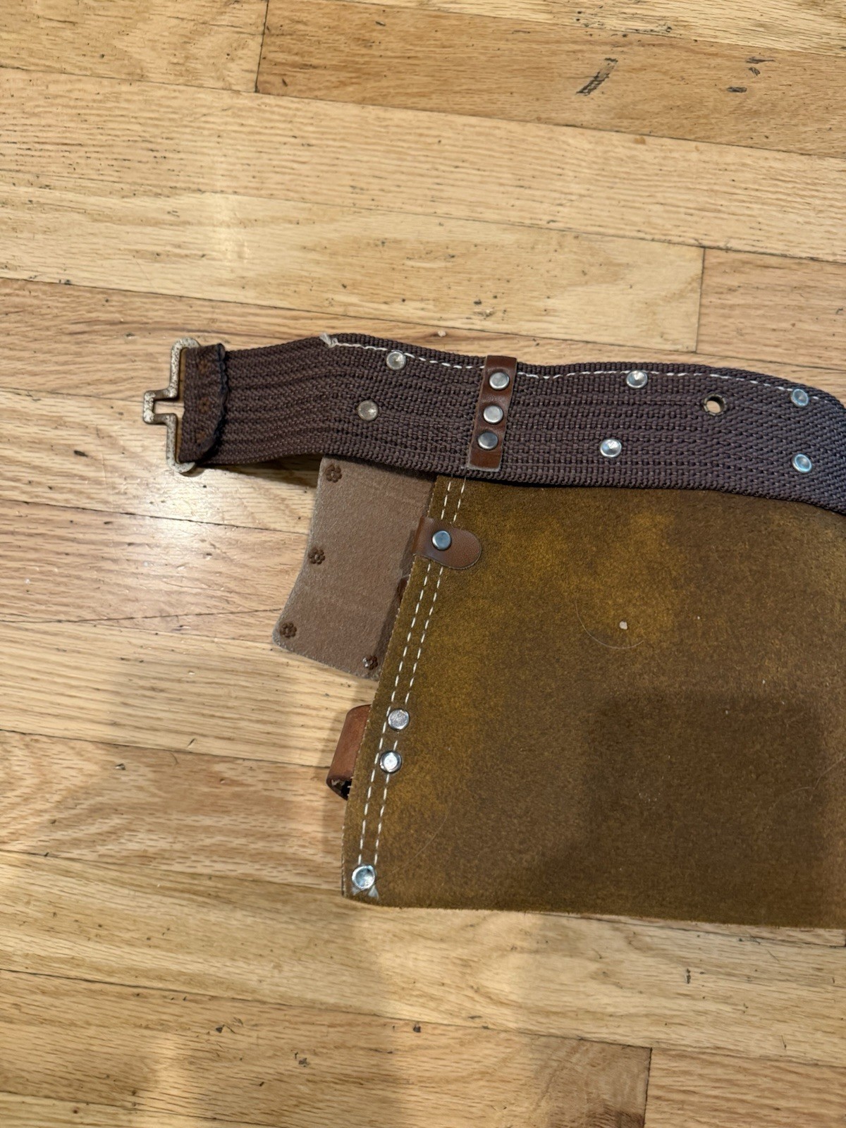 Nicholas Leather Carpenter Framing Tool Belt Apron Vintage No. 1527 USA