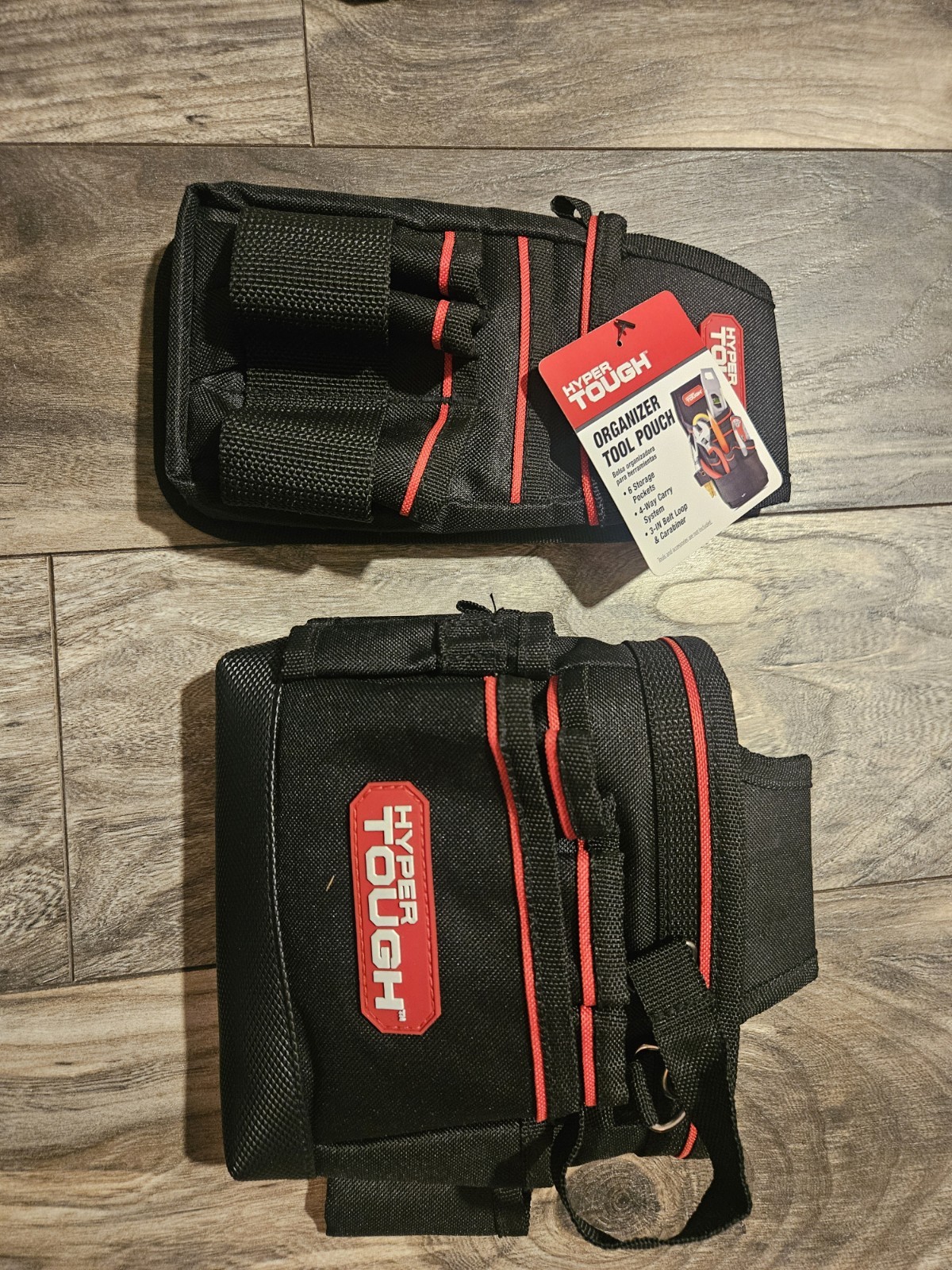 Hyper Tough Tool Pouch Organizer Black