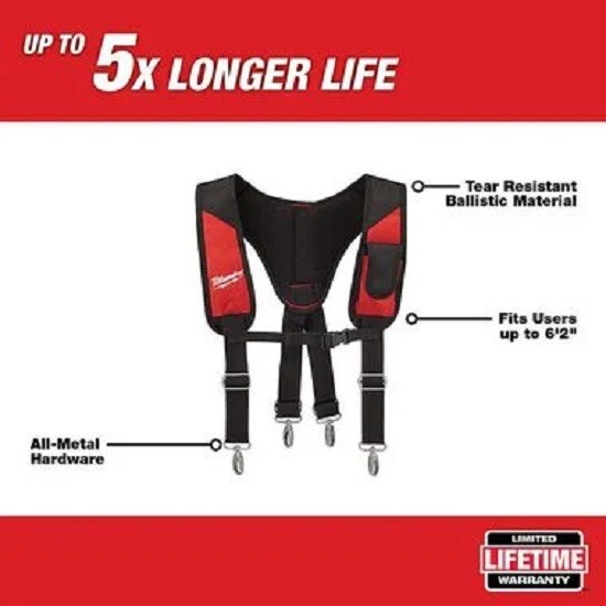 Electricians Portable Adjustable Work Waist Tool Storage Belt and Xl Padded Rig