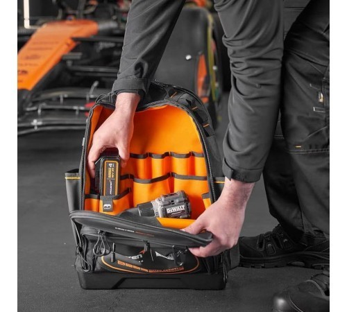 DEWALT McLaren Backpack Tool Bag Waterproof Dustproof 43 Pockets DWST60122-1