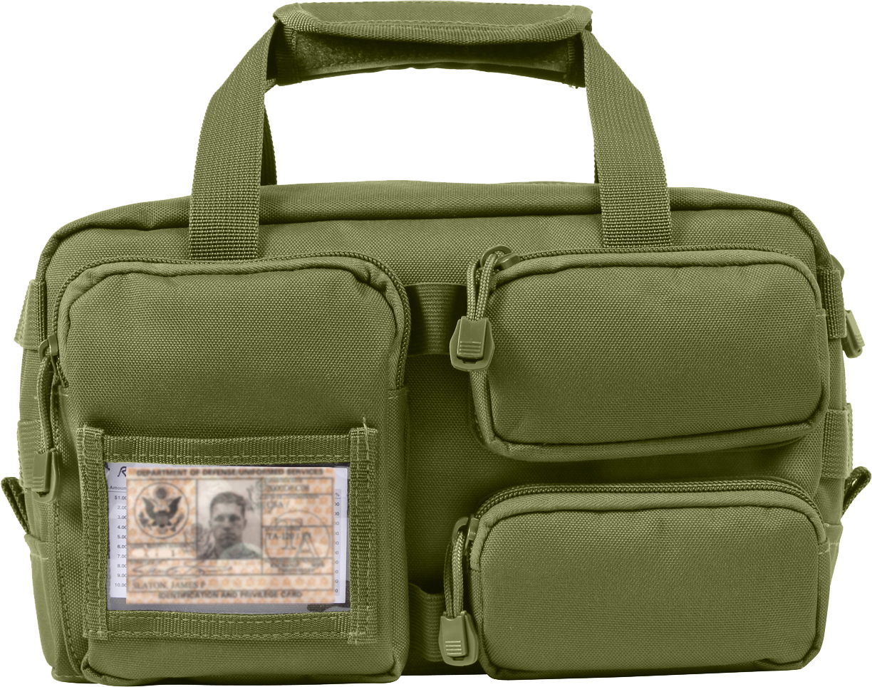 Olive Drab Tactical Mechanics Tool Bag MOLLE Carry All Day Work Gear Bag