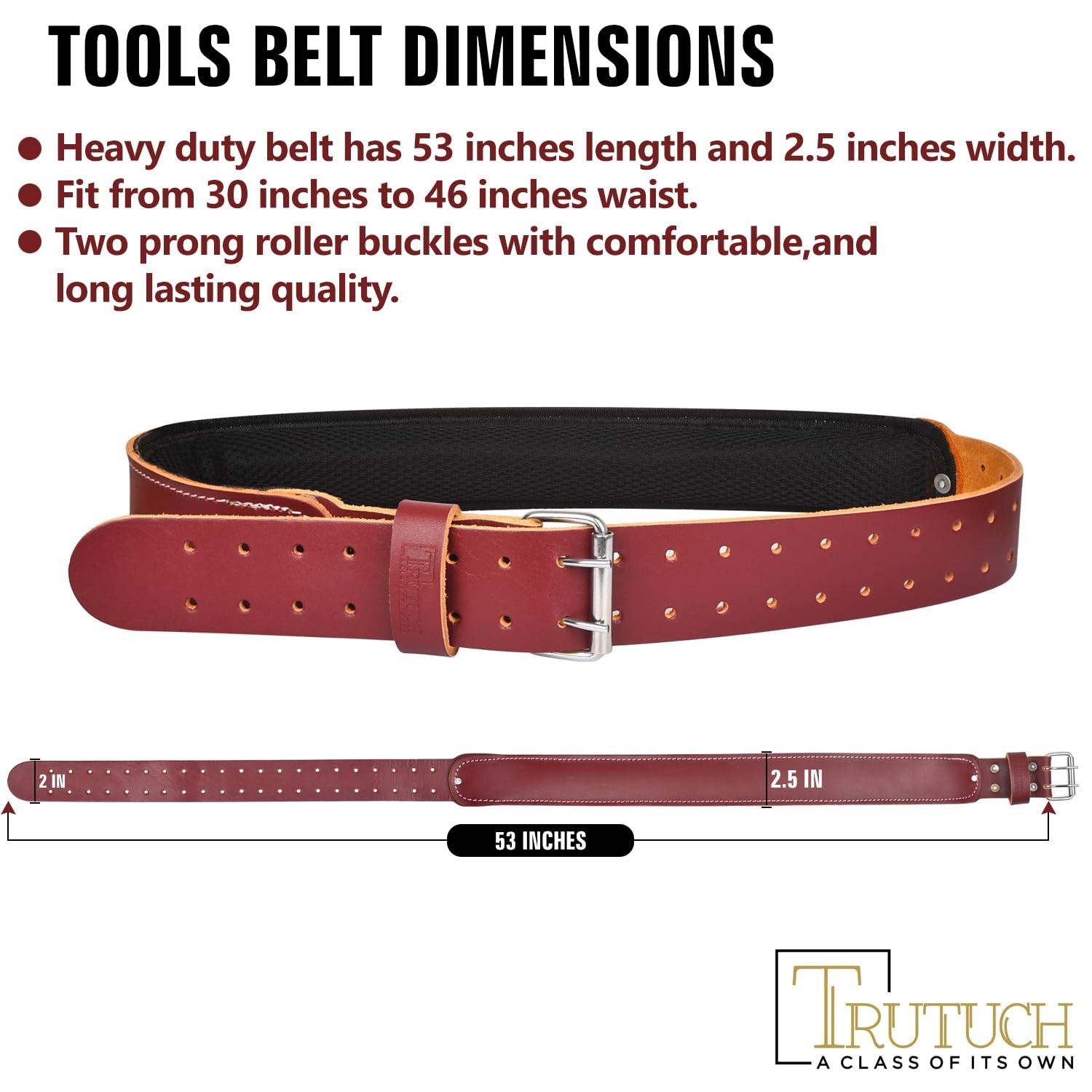 Leather Work Belt Tool Bag Belts Premium Quality Construction Accessory