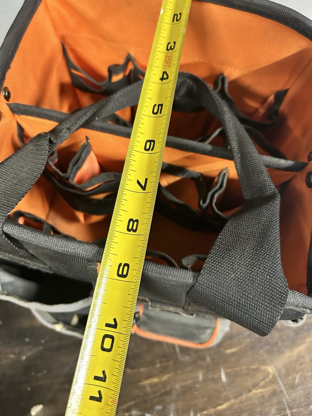 Klein Tools Nylon Tool Bag w/ Organizer Pockets, Black/Orange