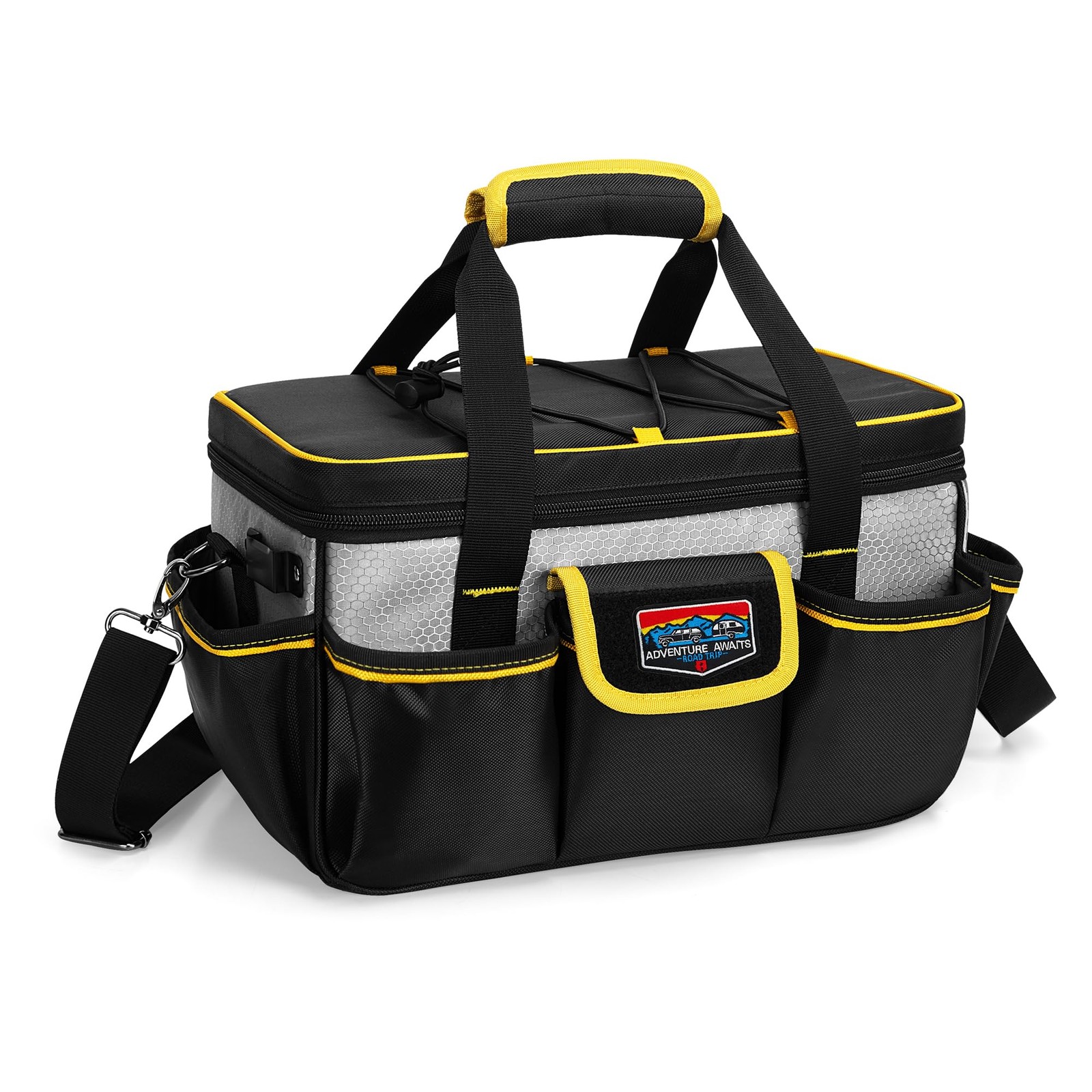 12-inch Tool Bag, Hand Tool Storage Organizer Bag for Men, Multi-purpose Work…