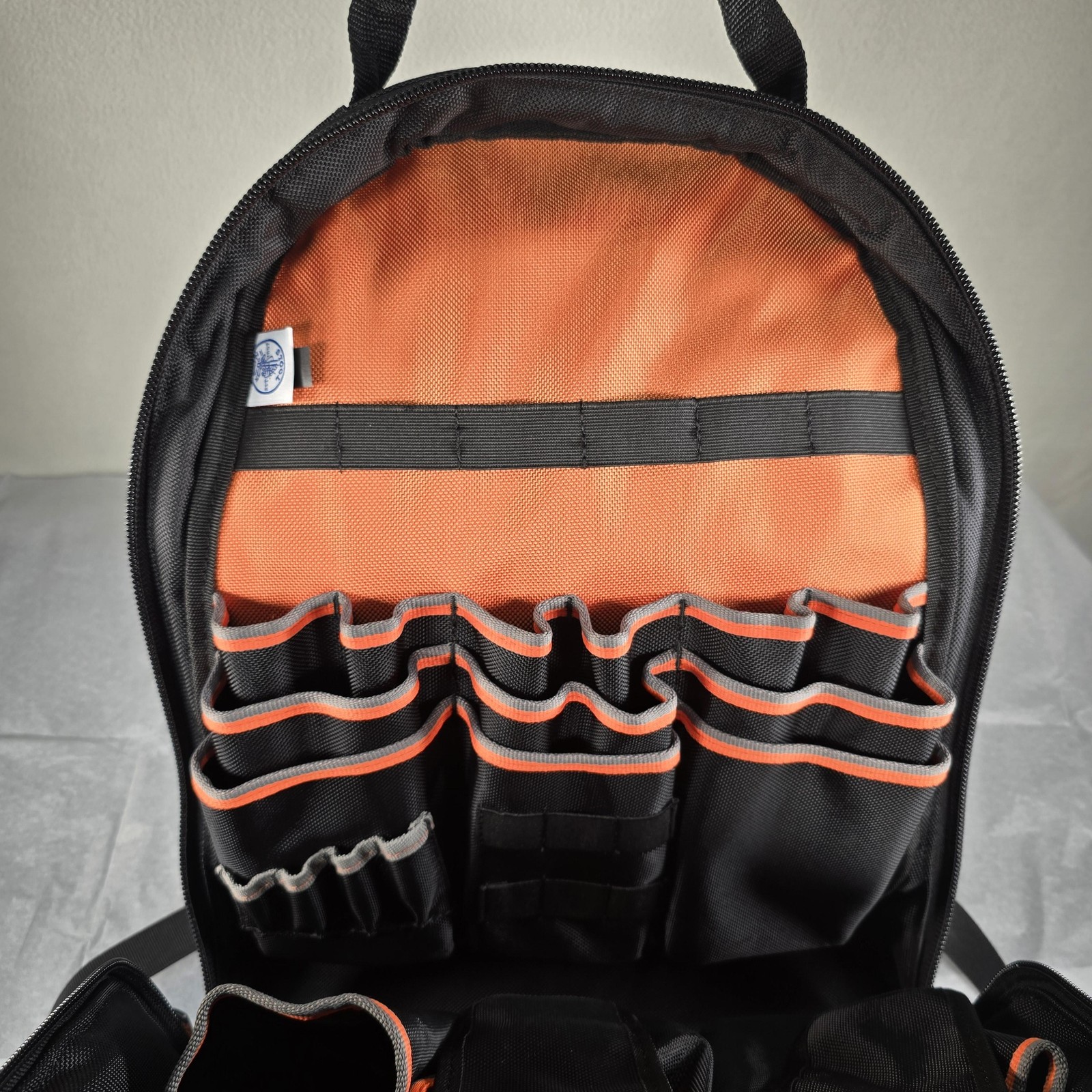 Klein Tools Tradesman Pro Organizer Tool Backpack 39 Pockets 55421BP-14 1680D