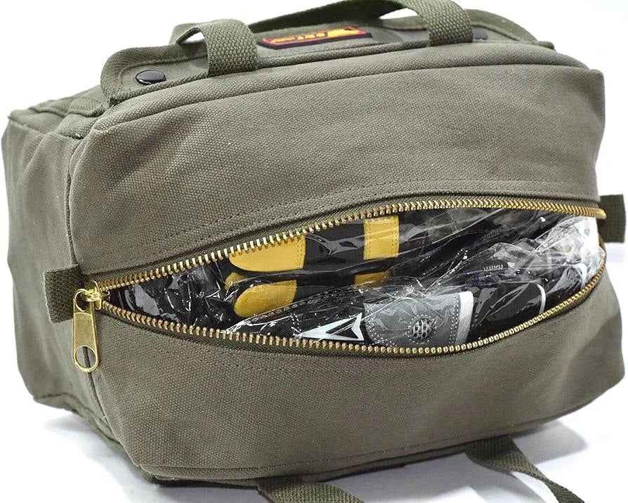 G & F Heavy Duty Mechanics Tool Bag Olive Green 11 x 7 x 6