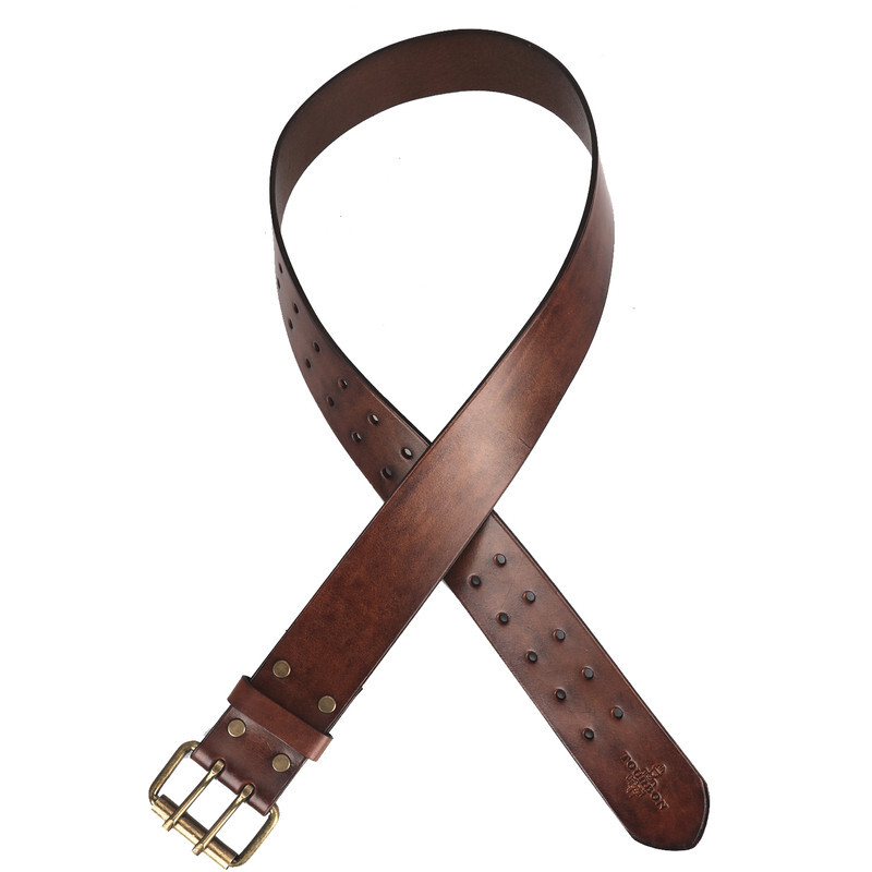 Full Leather Tool Carrying Workshop Belt 2in Wide Holster Hold Rig Belt
