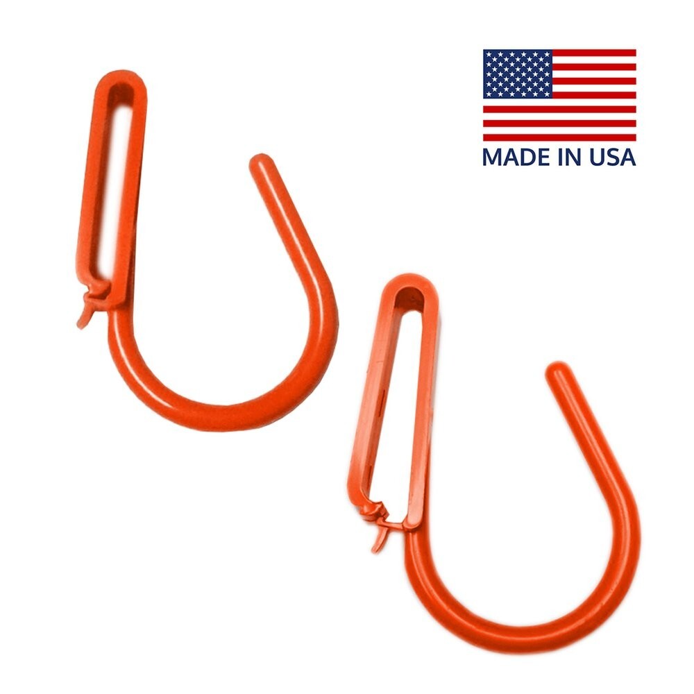 1800-O Standard LOCKING Handline / Belt Hooks, TWO (2) HOOKS INCLUDED