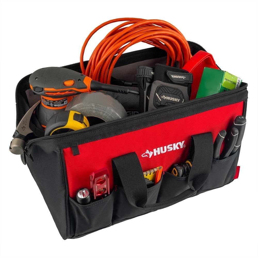 18 in. 14 Pocket Zippered Tool Bag