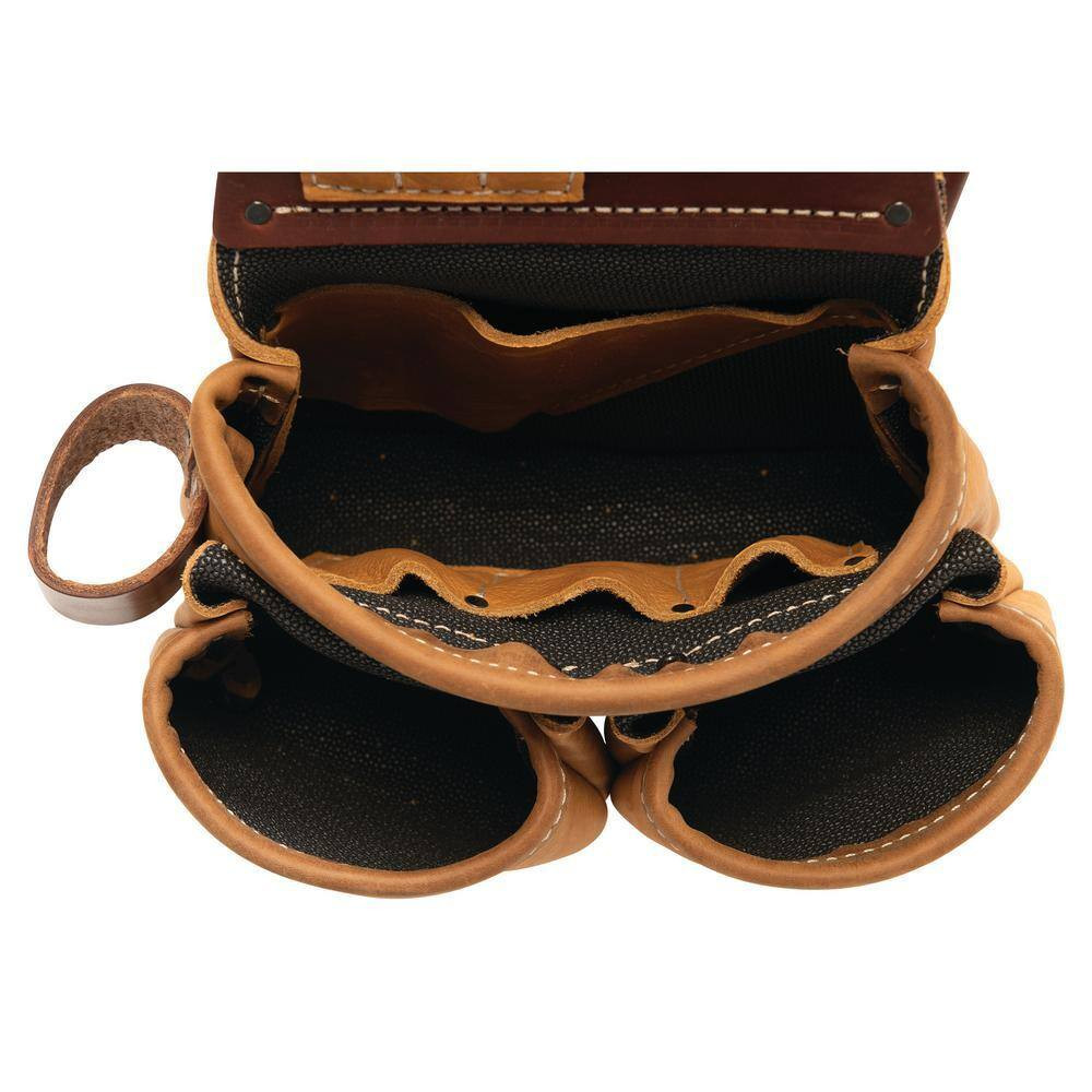 Super Framer Brown Leather Waist Tool Belt