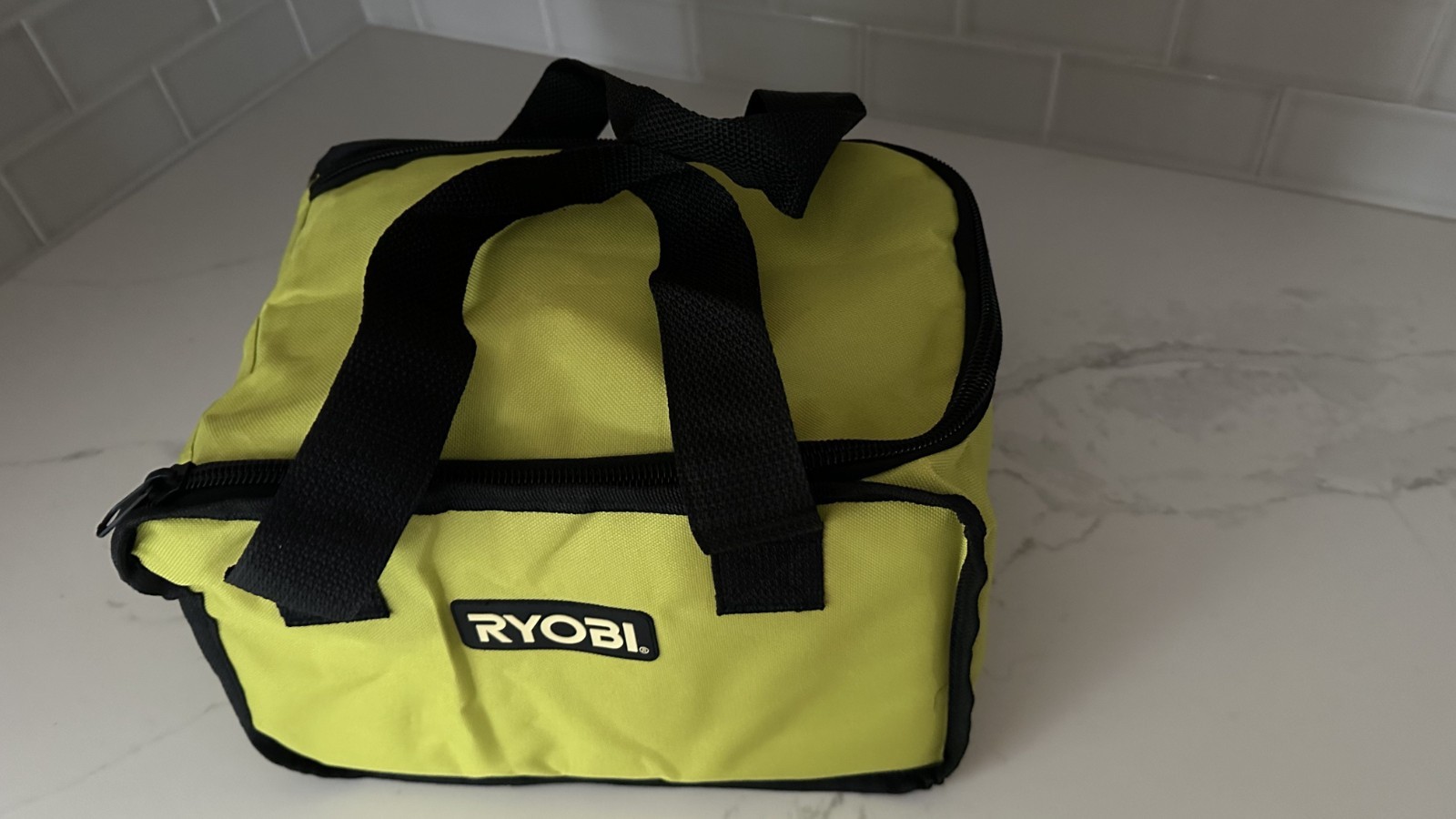 RYOBI Soft Sided Tool Bag Case 902164002 Lime Green Black BAG ONLY 13x9x8