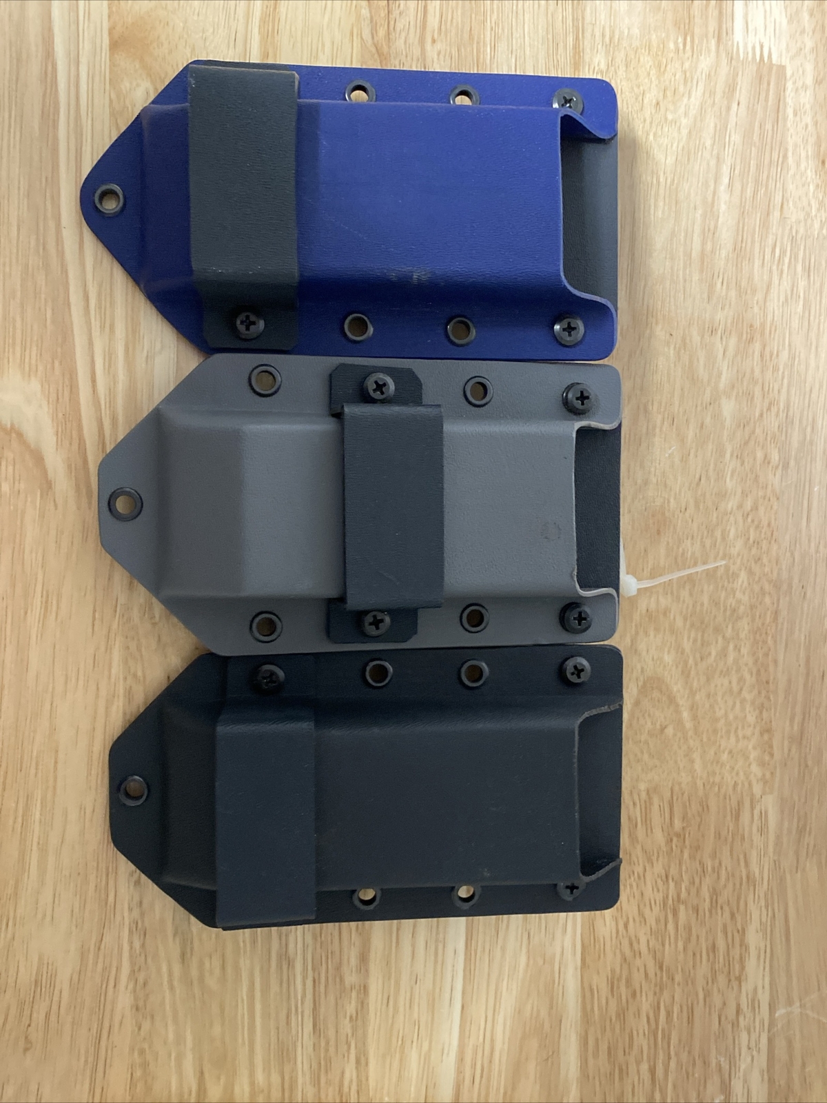 Utility knife holster and tool pouch. Cordless Drill Holster / Hanger. KYDEX.