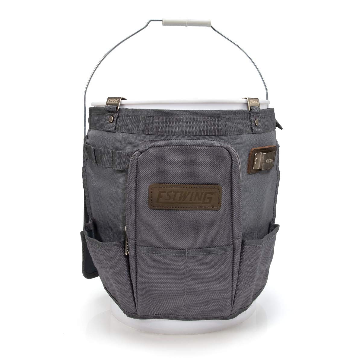 Estwing 28-Compartment 5-gallon Bucket Tool tool organizer, Grey
