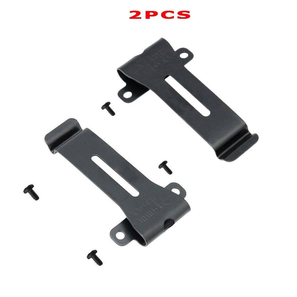 Portable 2pcs Belt Clip Component for LINTON LT-6100 Two Way Radio Walkie Talkie