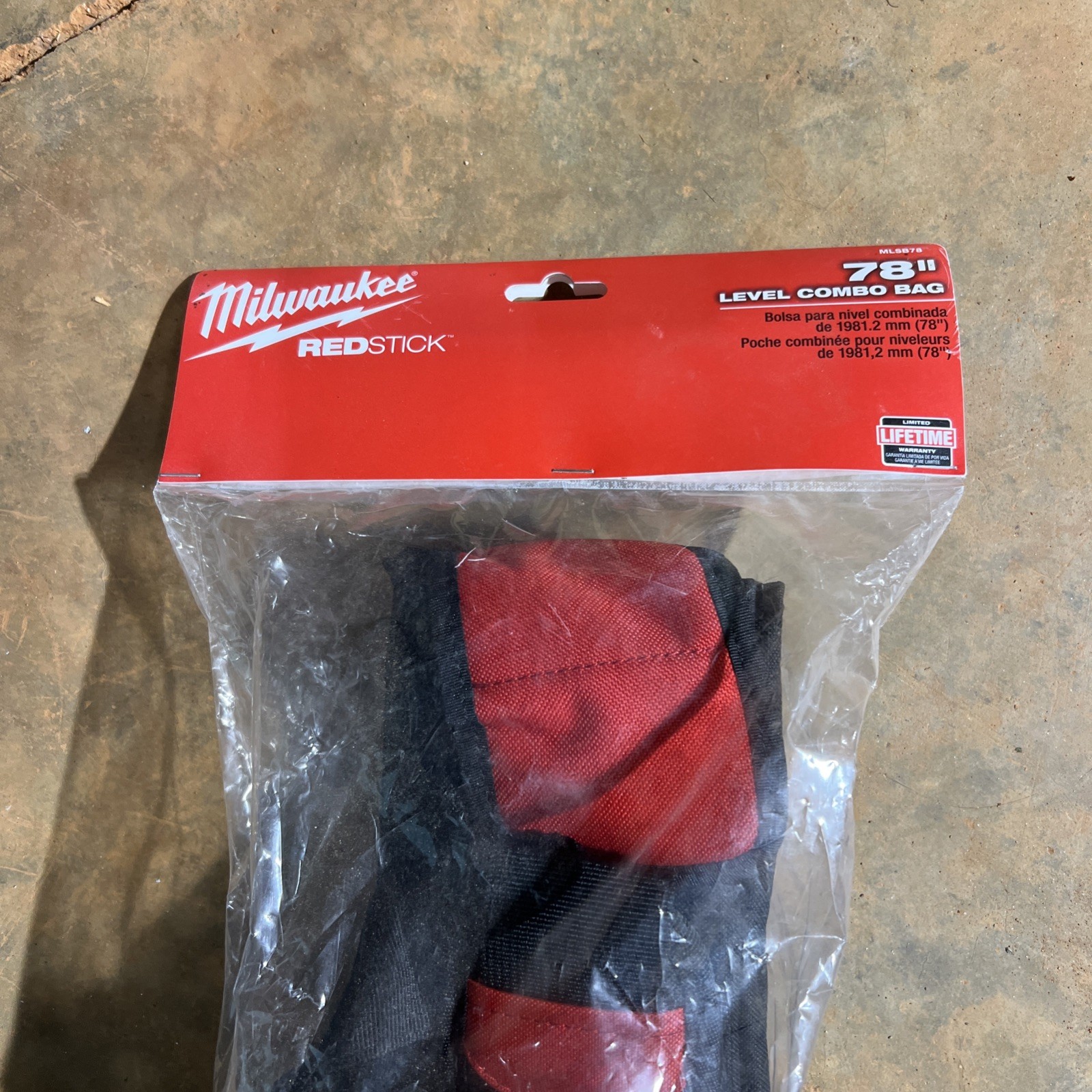 MILWAUKEE REDSTICK 78″ Level Combo Storage 4 Pocket Tool Bag 24″ 48″ 72″ MLSB78