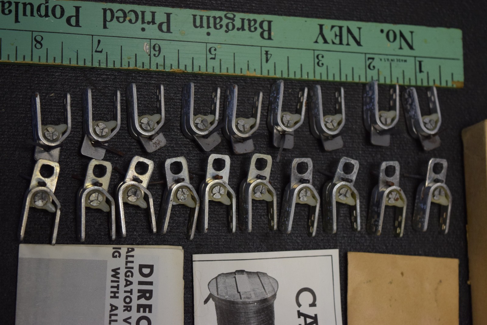 NOS Alligator No. B-437 “B” Section V Belt Fasteners-Sealed pack of 10 ORIGINAL
