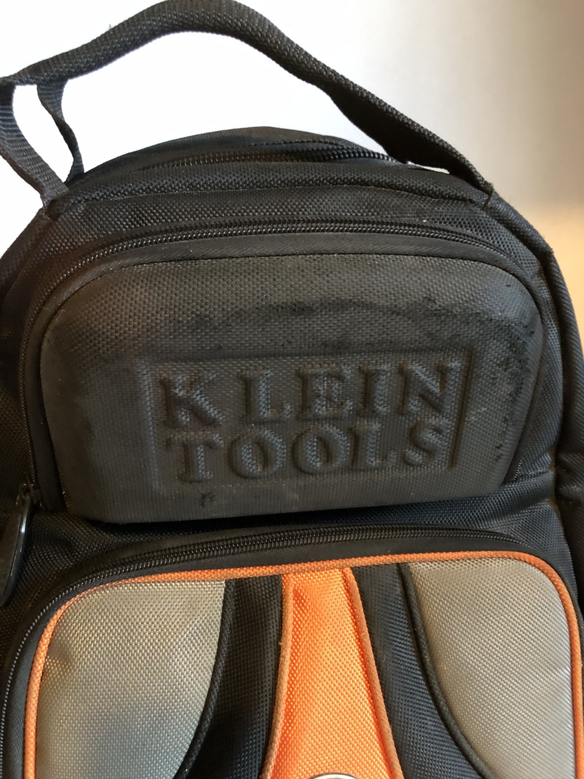 Klein Tools Tradesman Pro Backpack 39 Pocket PLUS yellow nylon carrier