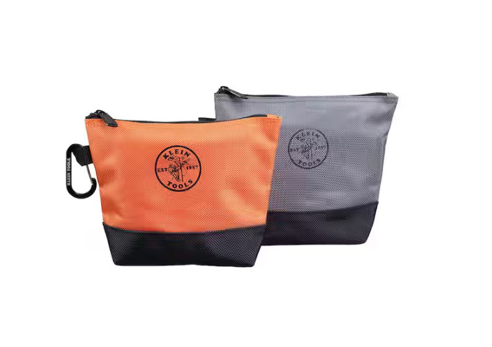 Klein Tools 9 In. Stand-Up Zipper Tool Bag (2-Pack)