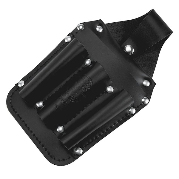 Klein Tools 5481 Black Leather 6 Pockets, 5481