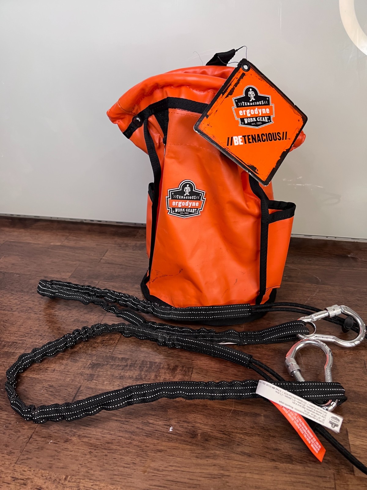 Ergodyne 13638 Arsenal 5538 Topped Parts Pouch – Tarpaulin, Orange W/ Lanyards