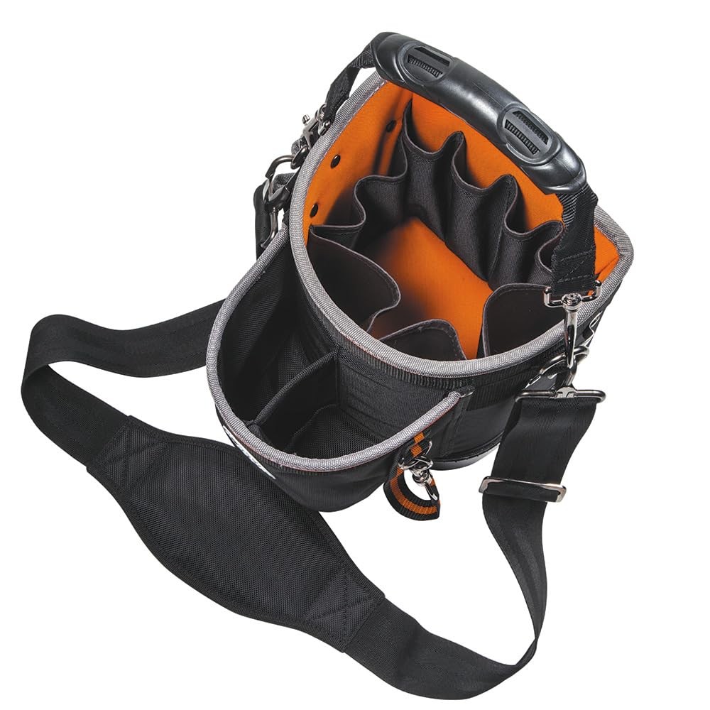 Klein Tools 55419SP14 Tool Bag with Shoulder Strap Has 14 Pockets for Tool St…