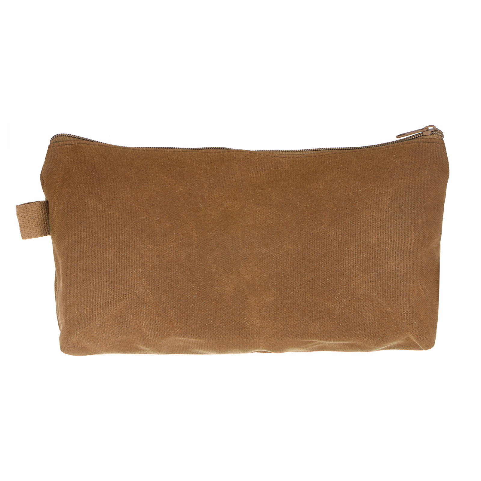 Tool Pouch Bag 31cm x 6cm x 17cm Oxford Organizer with Zipper Khaki