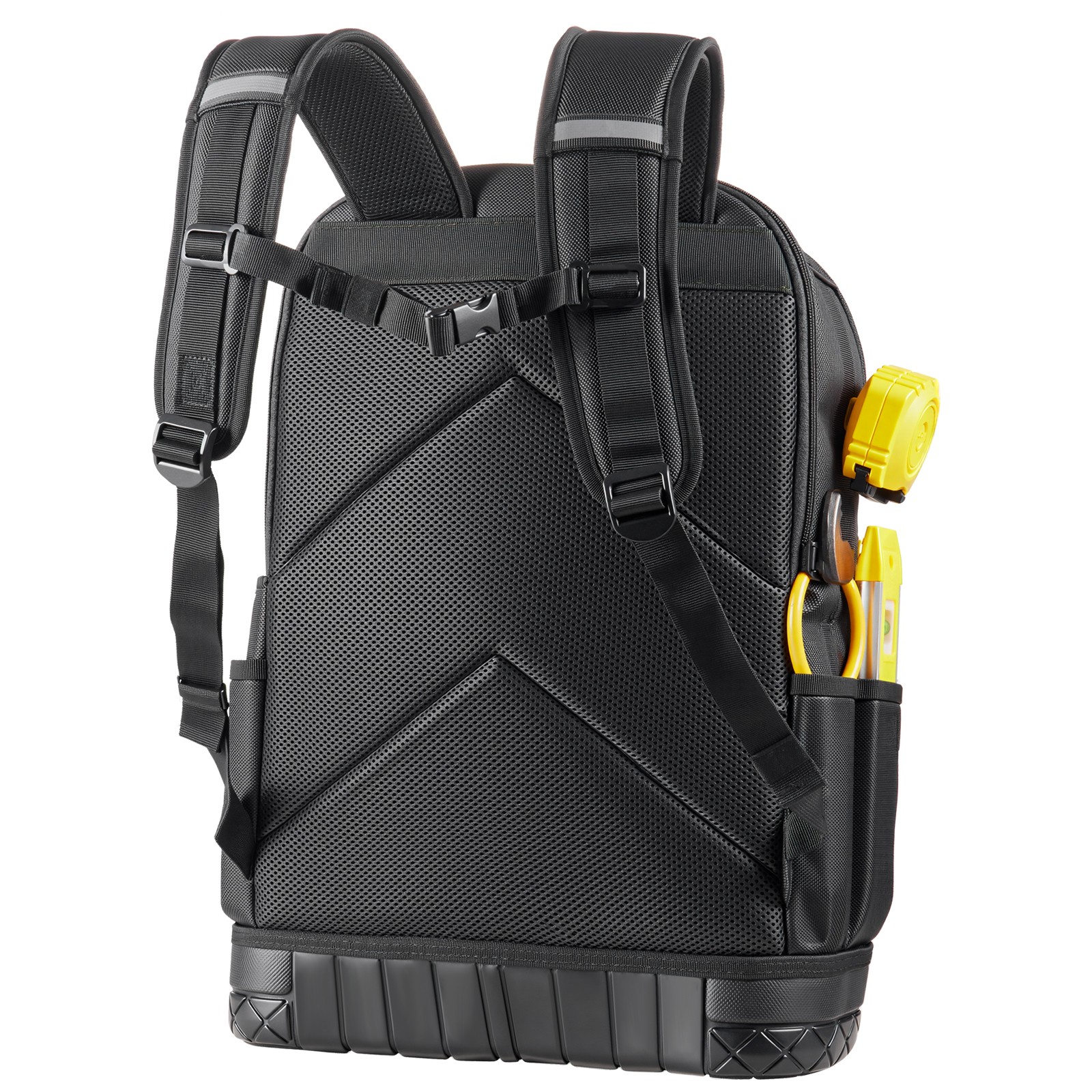 Uimoso Durable Tool Backpack with 65 Pockets for Jobsite Use
