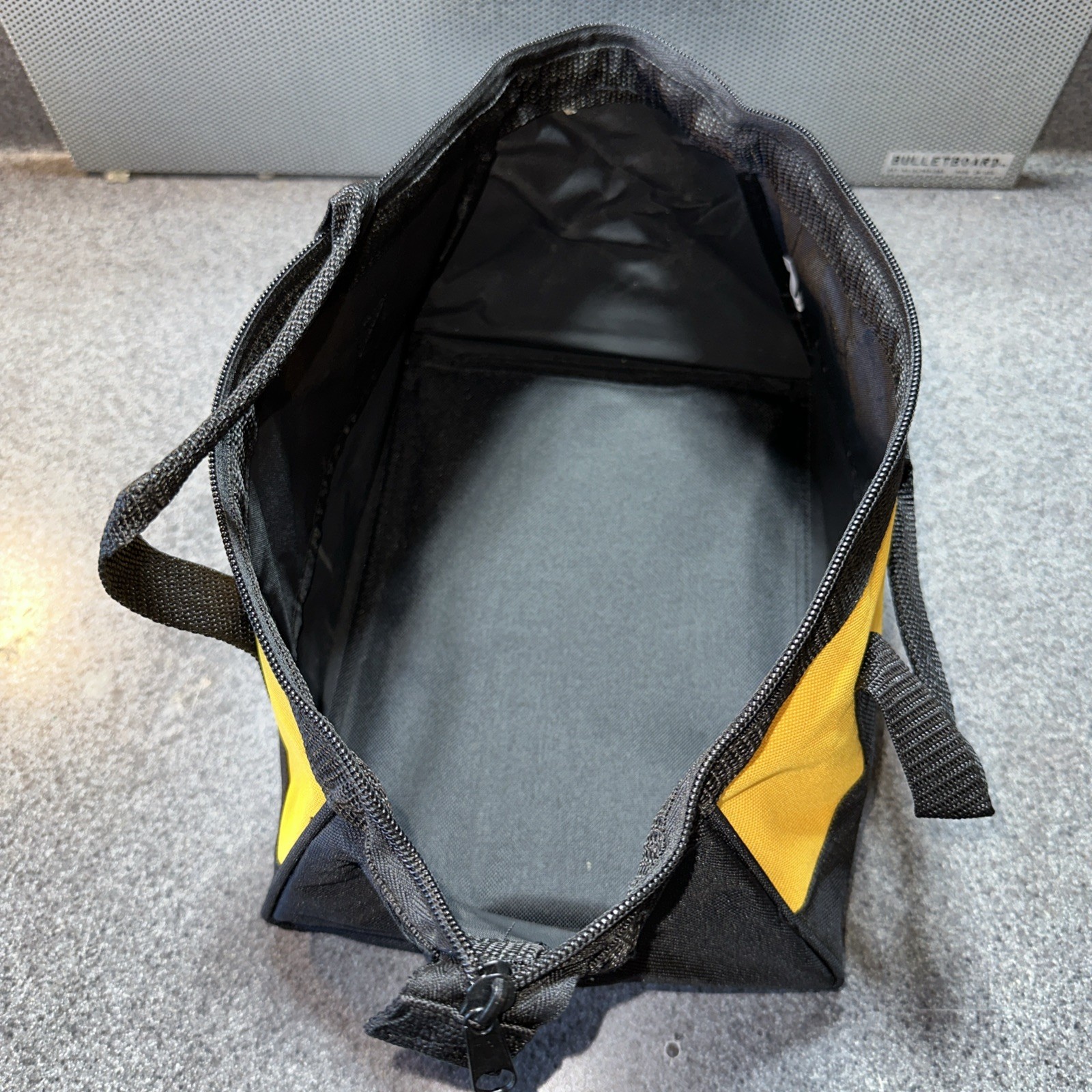 DEWALT 12 Inch Zip Close Tool Bag Yellow NEW
