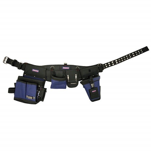 NEW Westward 5MZN4 Tool Belt-17 Pockets, WAIST SIZE-(37 in – 54″) black/blue