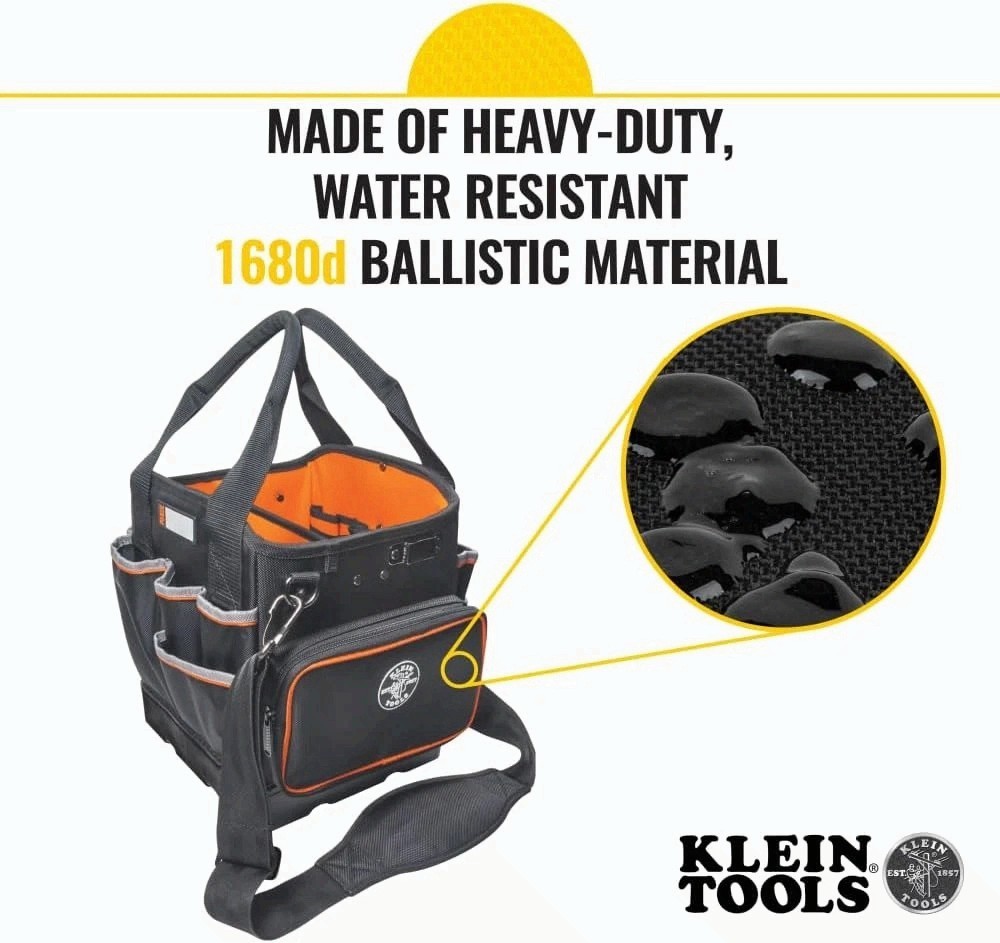 Klein Tools Tradesman Pro Tool Tote 40 Pocket 10 in 5541610-14