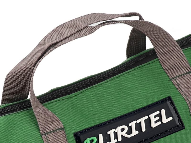 14 Inch Small Tool Bag for Men, Large Capacity Wide Mouth Tool Bag, Canvas Tool