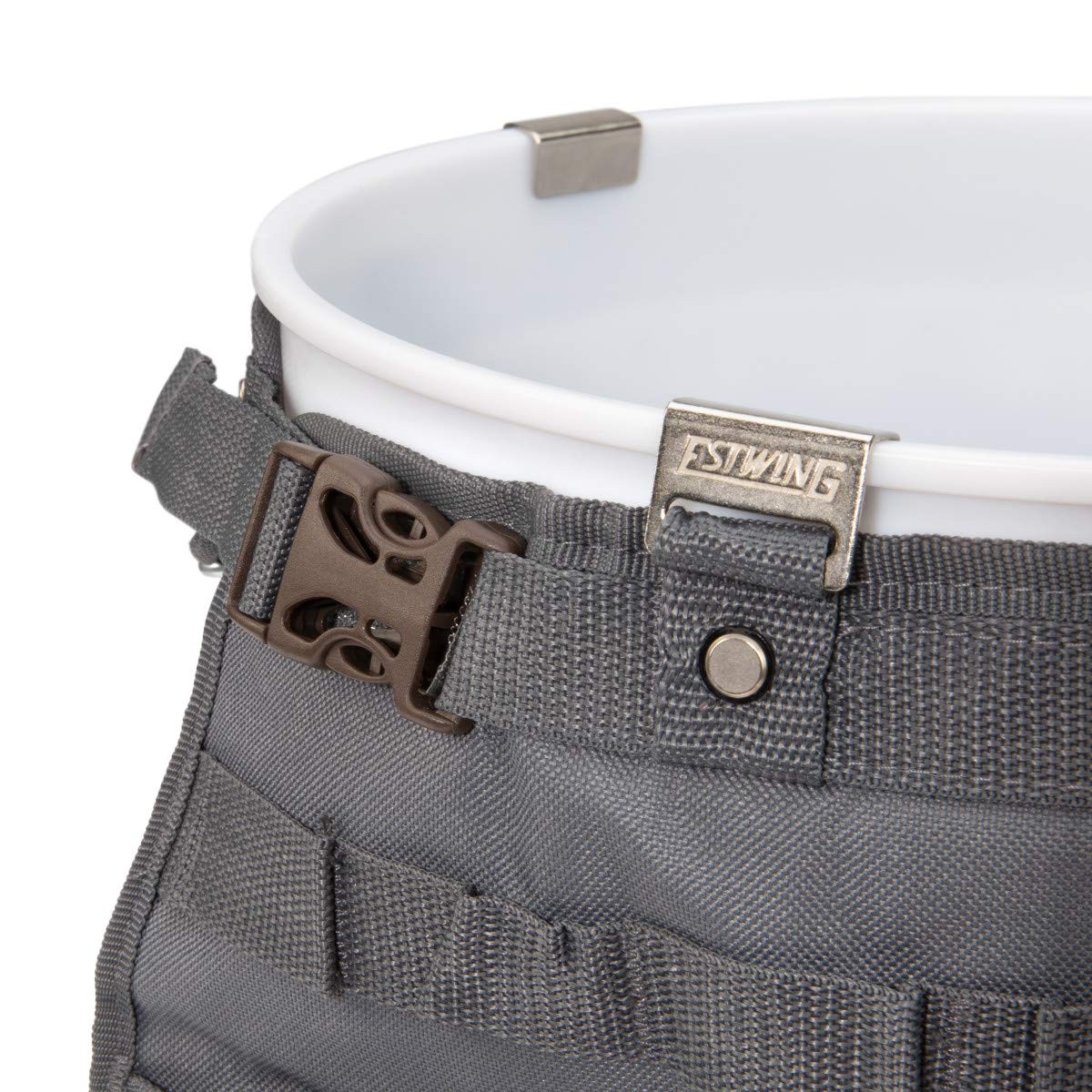 Estwing 28-Compartment 5-gallon Bucket Tool tool organizer, Grey