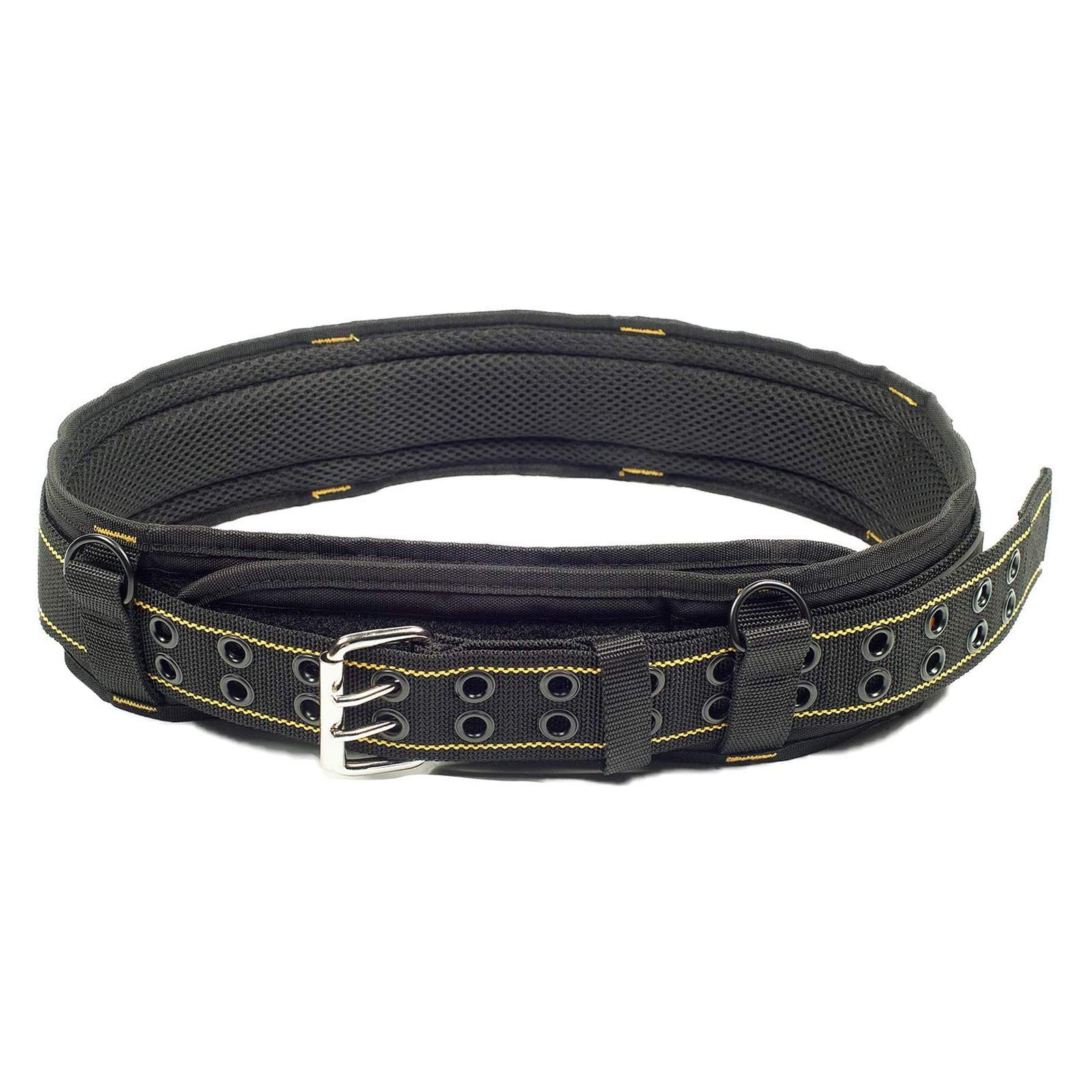 3 inch Padded Tool Belt Work Tool Belt for Heavy Duty Work(Yellow and Black)