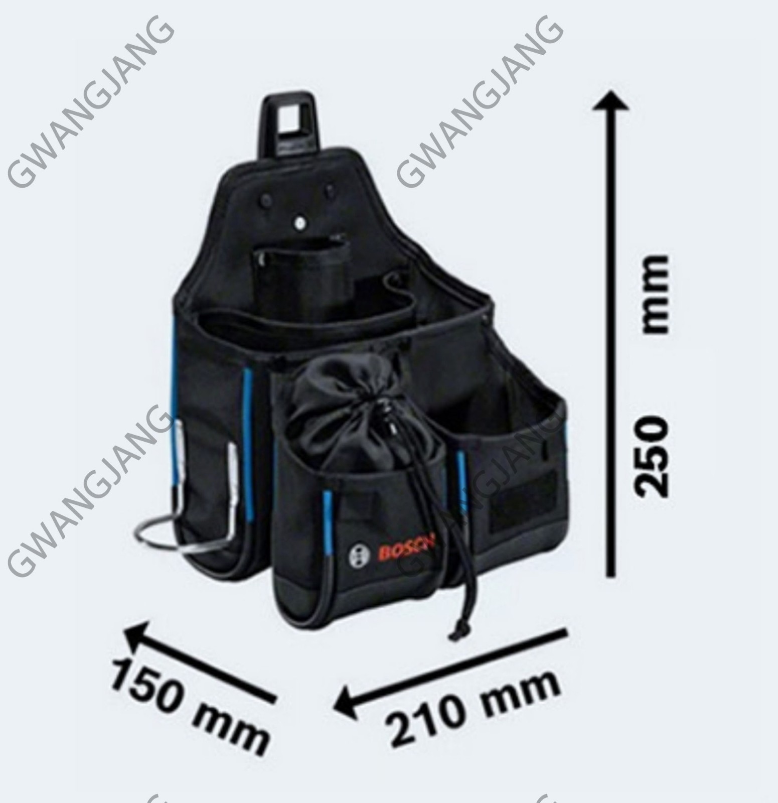 Bosch Tool Belt 93 Kit Set Authentic NEW Work DIY Easy Hand Durable 1600A0265P