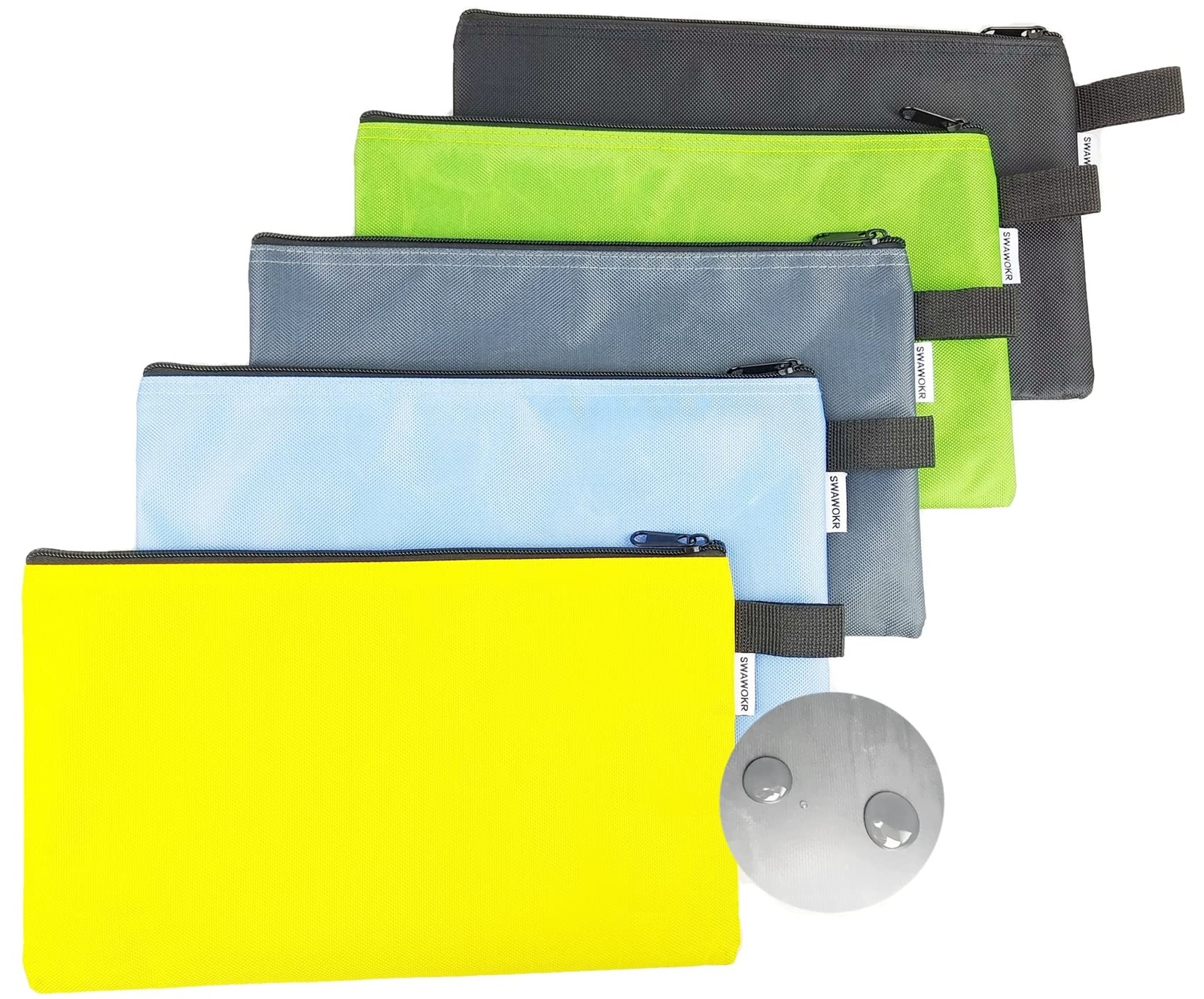 5 Pack Tool Bag Zipper Pouch, Premium Utility Multipurpose Storage Organizer …