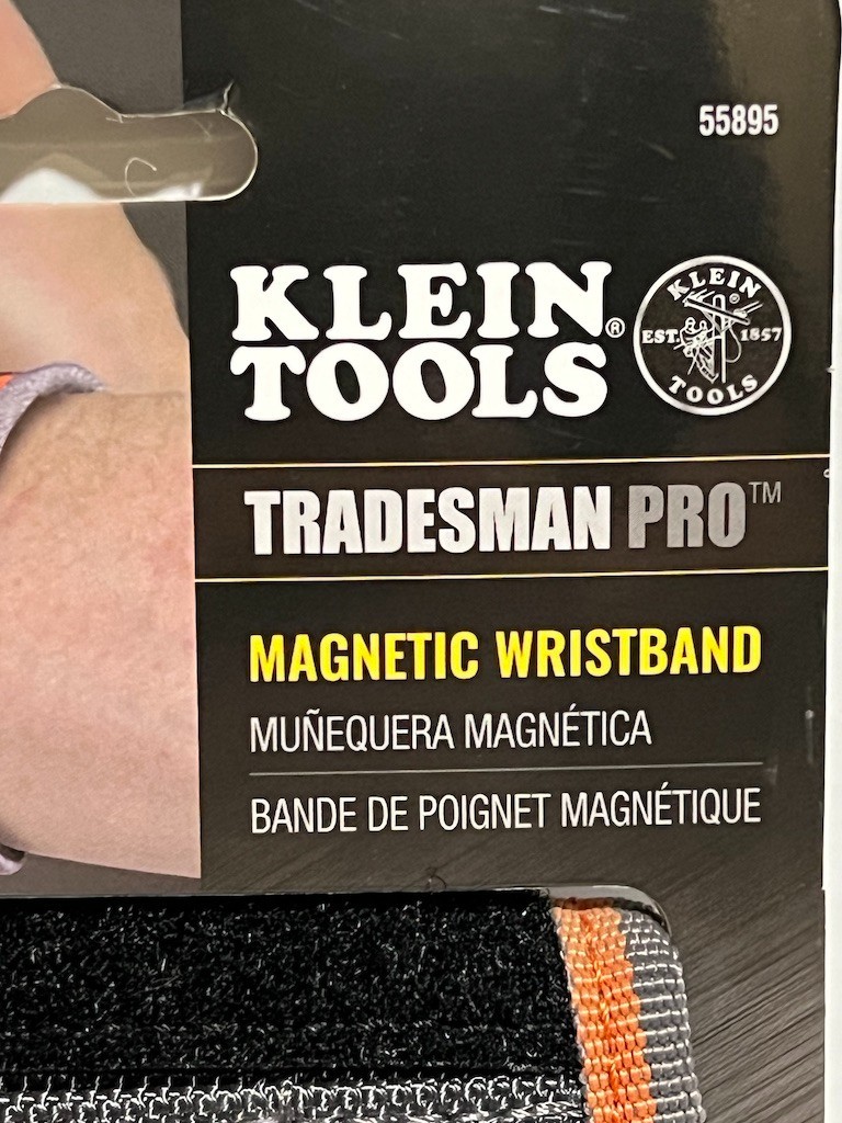 Klein Tools 55895 Tradesman Pro Magnetic Wristband – NEW