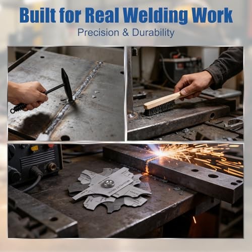 Welding Accessories Kit, 20-Piece Welding Tool Set with Storage Bag, Chipping