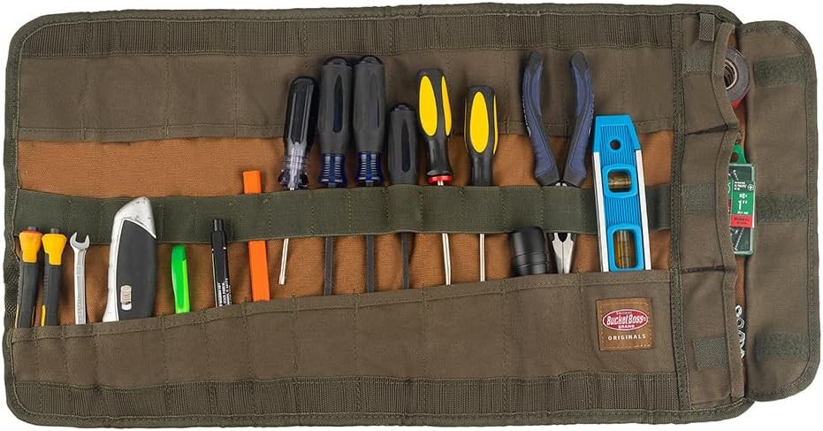 Bucket Boss – Tool Roll, Bags – Original Series (70004) One Size, Brown