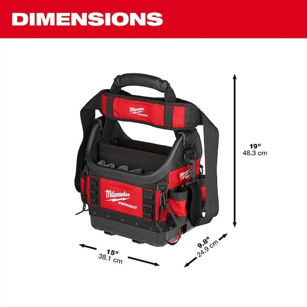 Milwaukee Tool 48-22-8311 Packout 10 In. Structured Tote