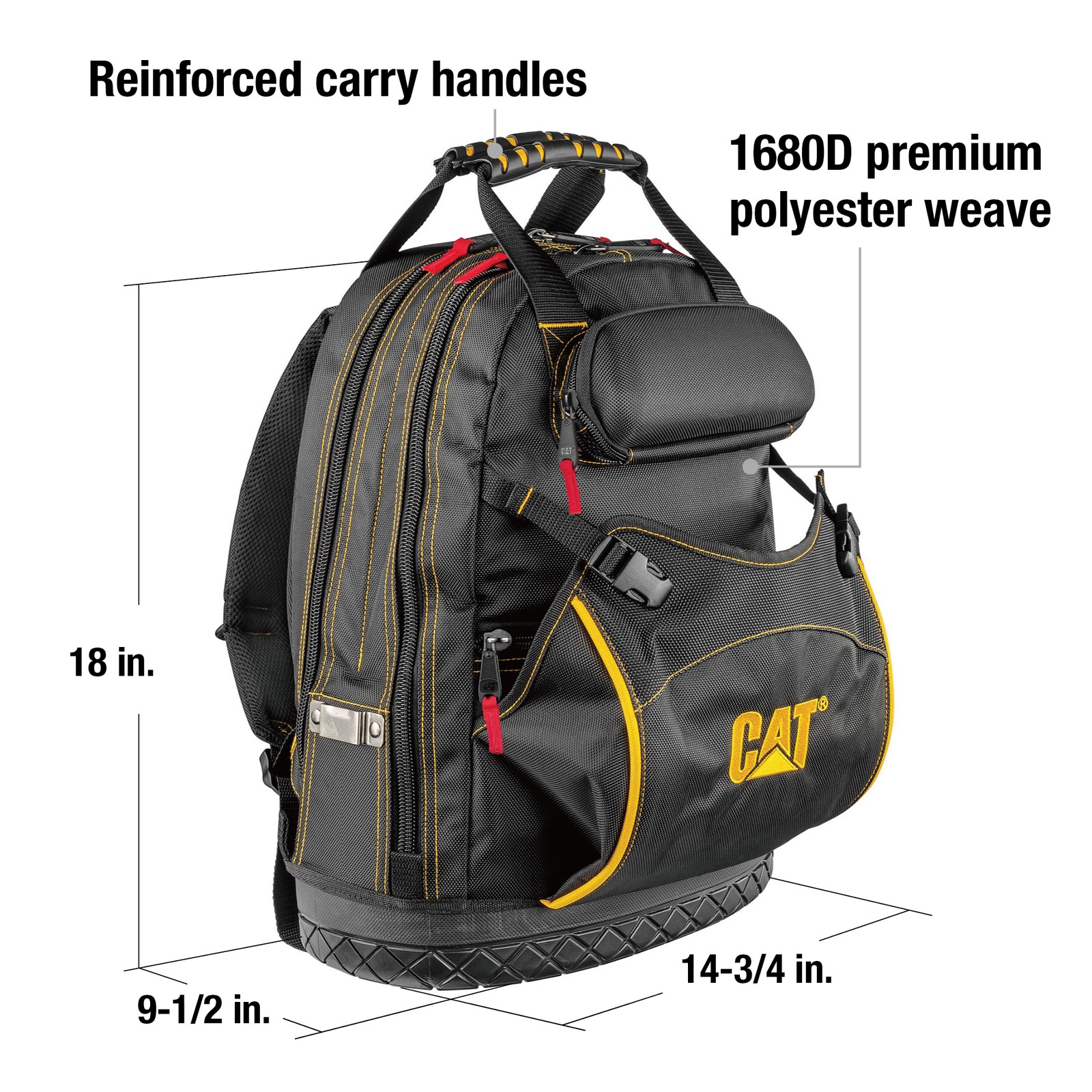 Cat 18 Inch Pro Tool Backpack – 240049