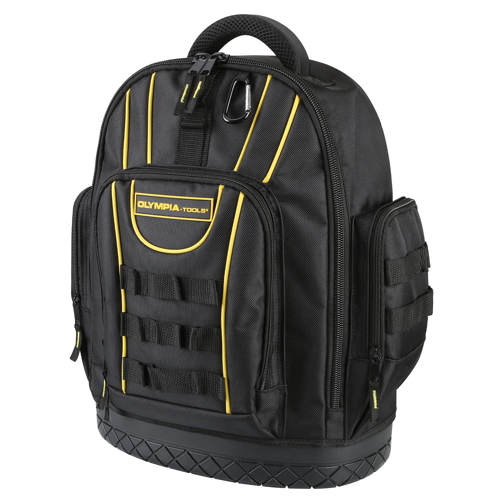 Olympia Tools Tool Backpack Moulded Waterproof Base Padded Shoulder Straps