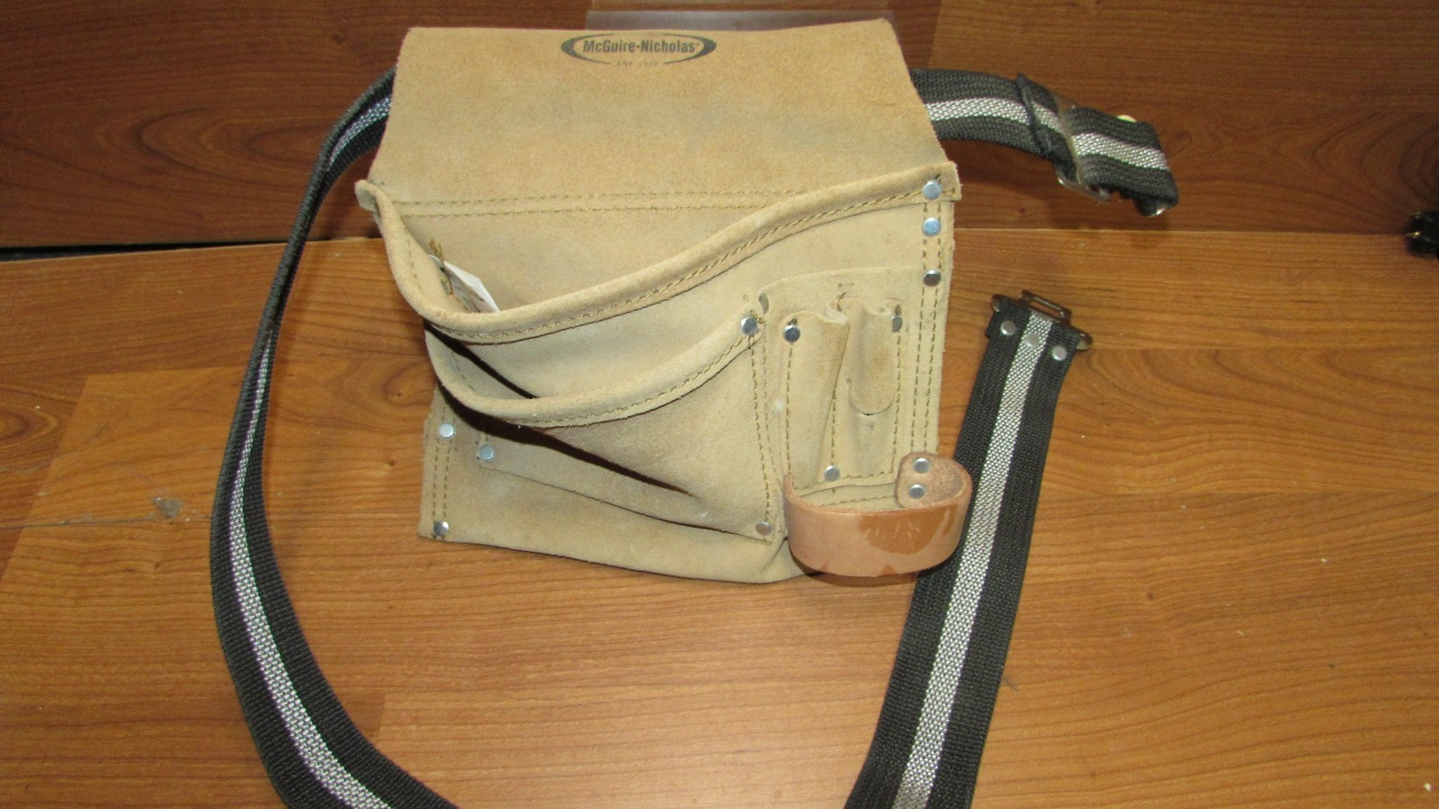 Mitchell-Nicholas Workwear Split leather Tool bag and belt