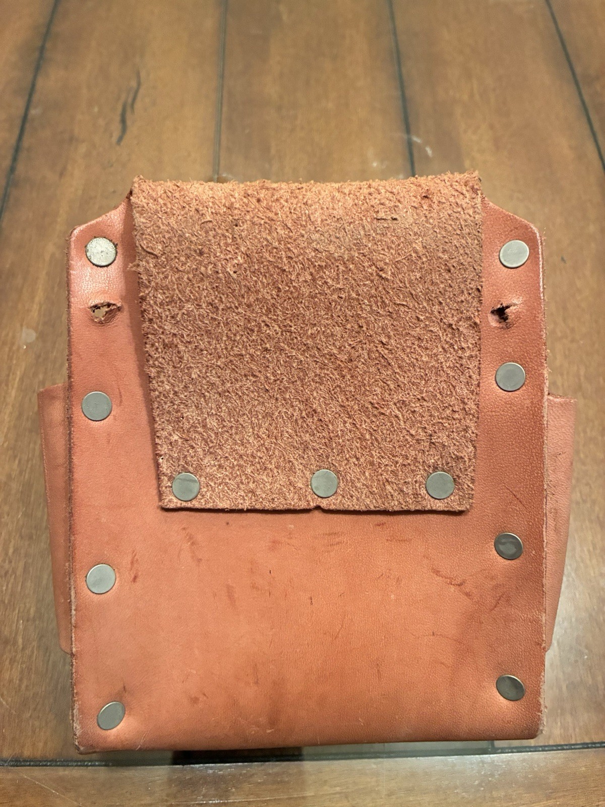 Lot Of 5 Used Leather Tool Bags, Craftsman, Klein (electrician?)
