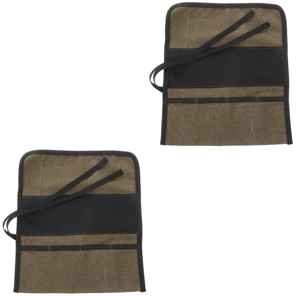 2 Pack Hammer Wrench Storage Bag Tool Roll up Organizer Multi-function